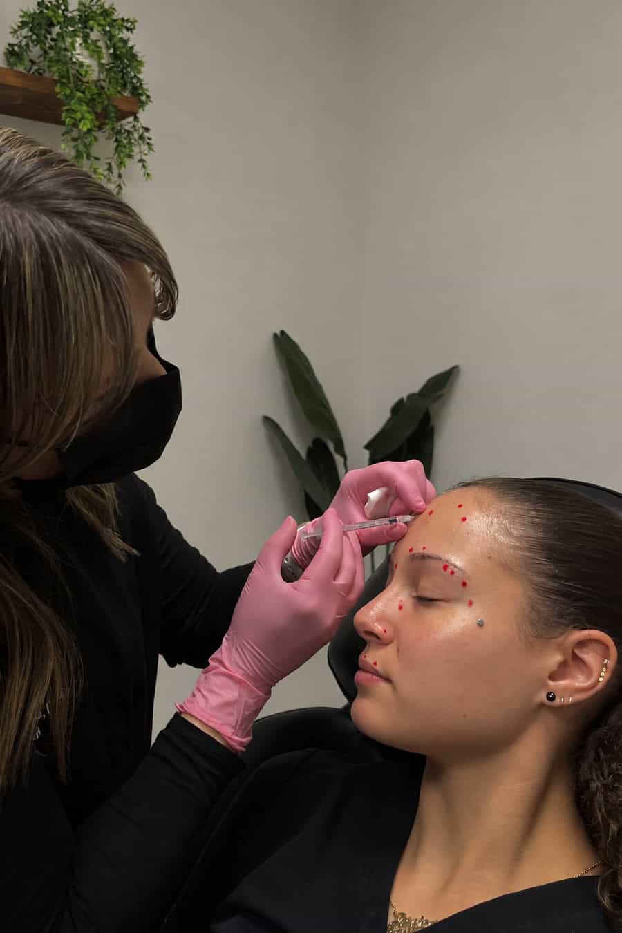 Neurotoxin injection treatment at Pommier Med Spa