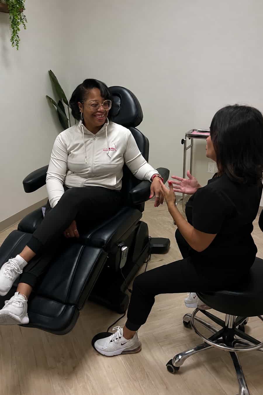 Wellness consultation at Pommier Med Spa